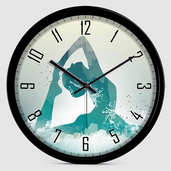 

wall clocks fashion abstract art girl office clock pastoral elegant home decoration