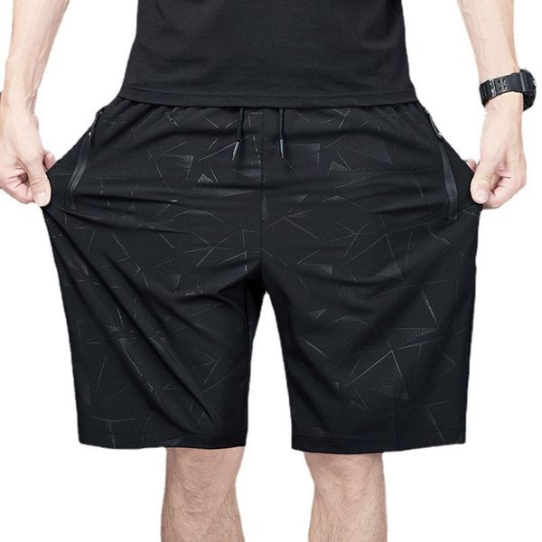 

men's shorts 2021 summer cargo men large size pure color outdoors pocket work trousers loose drawstring short pants, White;black