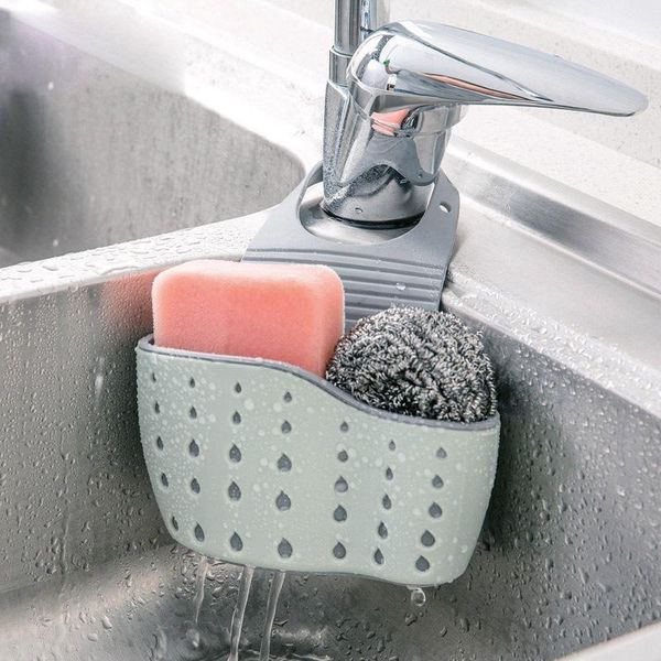 

kitchen sponge drain holder wheat fiber storage rack basket wash cloth or toilet soap shelf organizer & organization