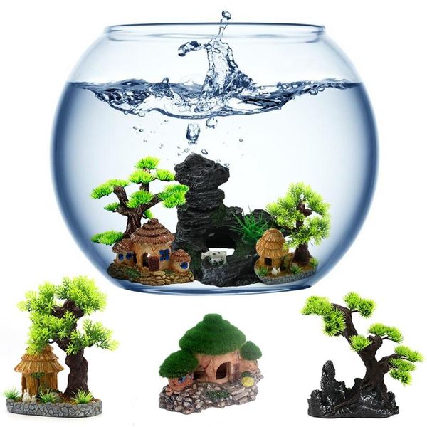 

decorations fish tank decoration resin artificial aquarium ornament landscape for