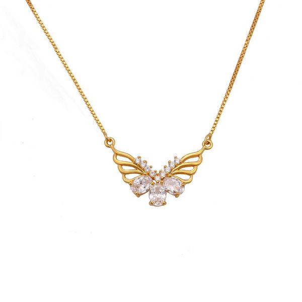 

xuping dubai gold 24k imitation jewellery rhinton necklace for women, Silver