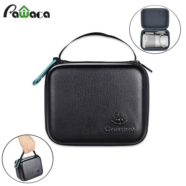 

storage boxes & bins travel carrying organizer black pu protective hard case bag for bose soundlink revolve bluetooth speaker box 2 styles