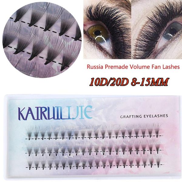 

false eyelashes thick style 60 cluster 10d 20d eyelash extensions 0.07mm thickness faux mink makeup individual lashes