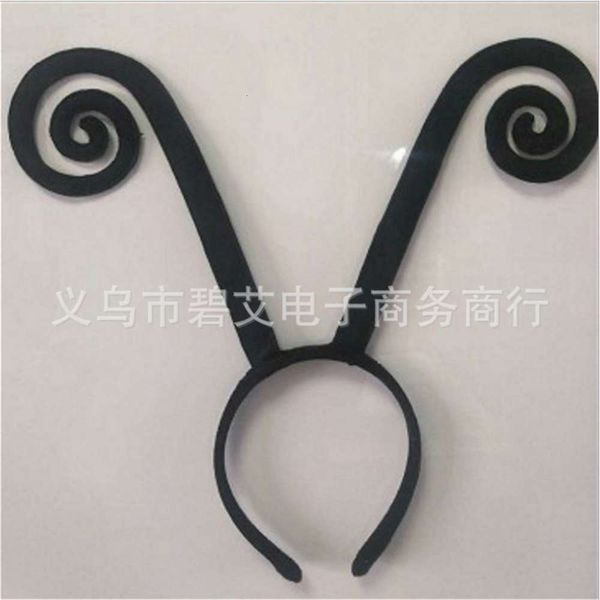 

black ant antennae head cospla hair band, Silver