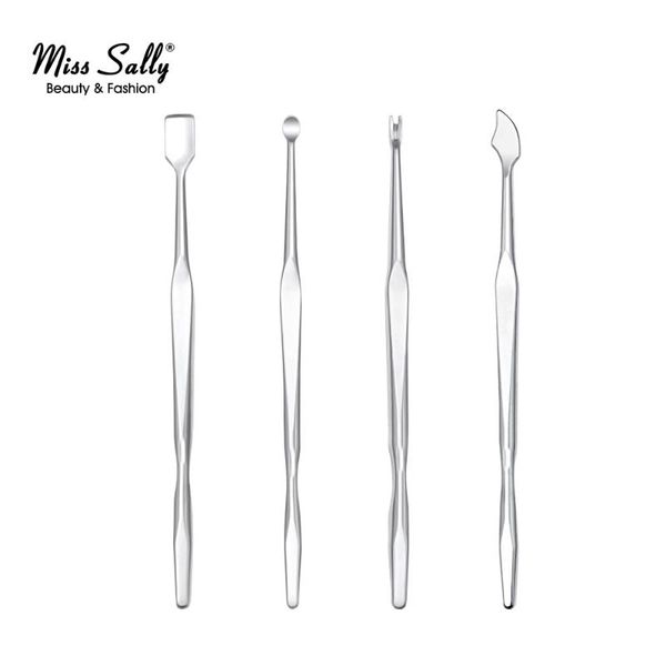 

nail art kits miss sally cuticle remover 4pcs dead skin pusher stainless steel scraper manicure cleaner beauty care tool