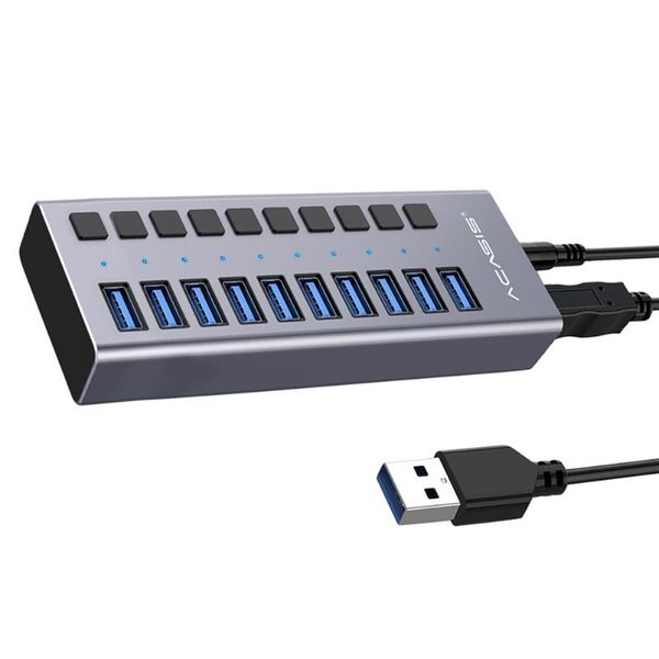 

hubs usb 3.0 hub multi-port multifunction charging docking station us plug