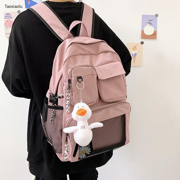 

backpack girls large capacity school backpacks for teens waterproof nylon women korean harajuku bags 2021 bookbag kawaii