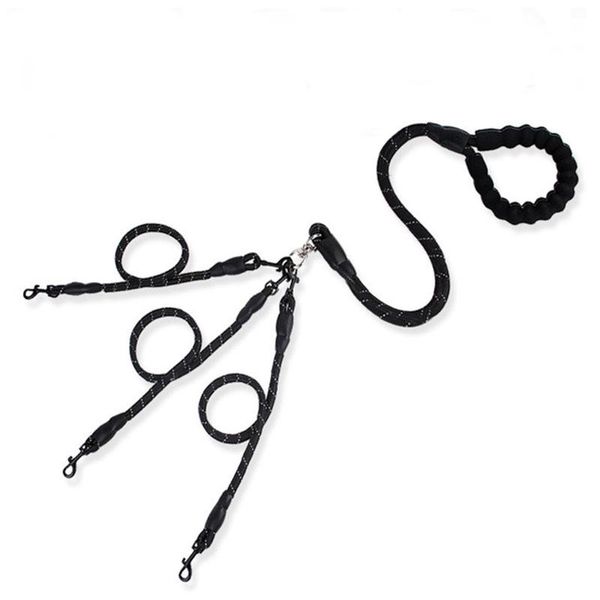 

dog collars & leashes hswll double leash linker pet product three dogs leads twin way walk strap set for two big small puppy