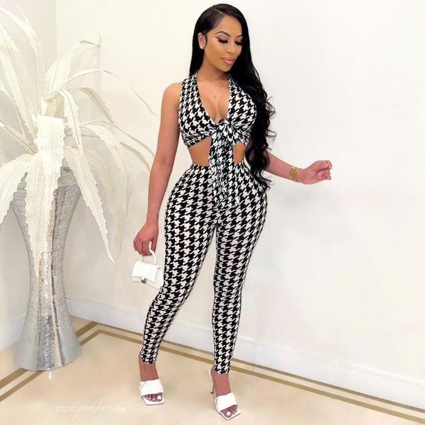 

vavcy 2021 summer pant suits white black matching vest + women work clothes women's two piece pants