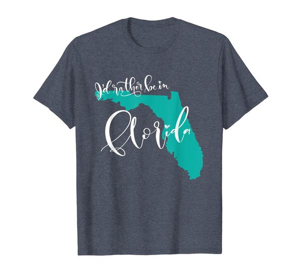 

i'd rather be in florida state t shirt, White;black