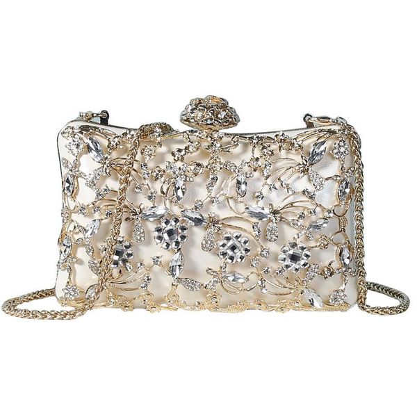 

fashion diamond dinner clutch shoulder messenger chain bag evening bags