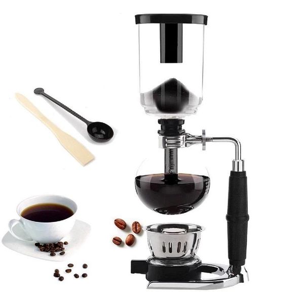 

coffee roasters japanese style siphon maker tea pot vacuum coffeemaker glass type machine filter kahve makinas 3cup 5cup