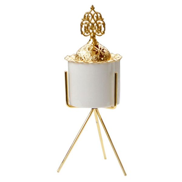 

fragrance lamps 1pc arabic incense burner metal ceramic arab style censer