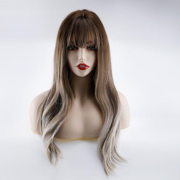 

synthetic wigs for black women wig with bangs cosplay
