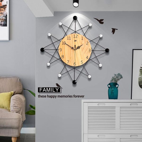 

wall clocks nordic creative clock living room sleek minimalist home decoration quartz modern decor