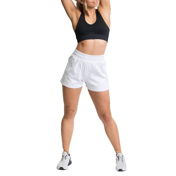 

women's shorts 2021 women high waist sport solid color slim fit stretchy short pants with side pocket for shopping dating vacation, White;black