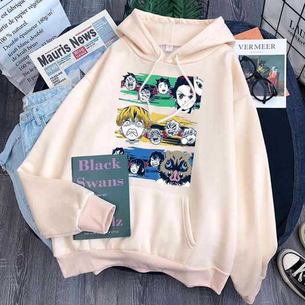 

cartoon retro men's hoodie punk men's hoodie, Black