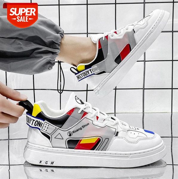 

men's casual shoes breathable board round toe flat lace-up #zl2h