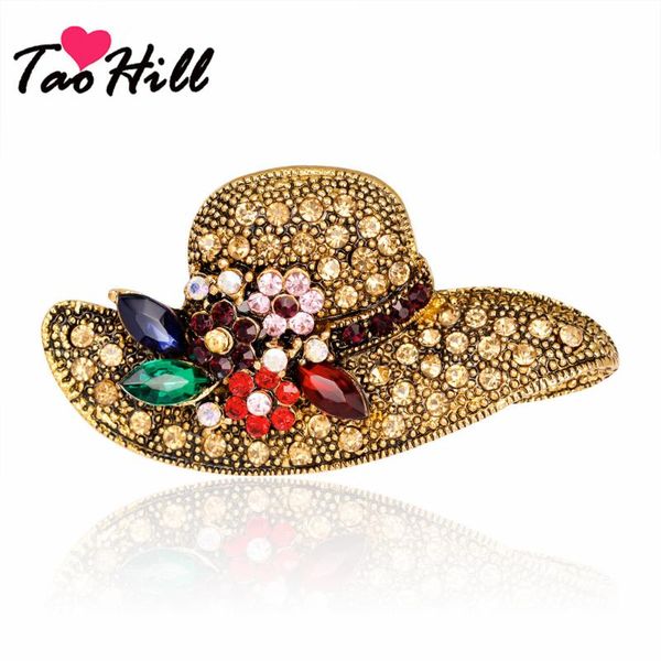 

pins, brooches retro flower hat for women sunhat design suits shirt brooch pins gifts, Gray