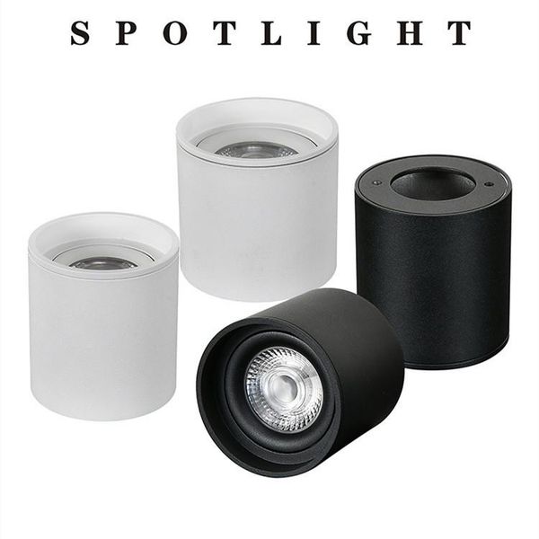

downlights luces led empotradas de cilindro regulables, foco techo cob 7w/9w/12w/15w/18w/22w, ca 85-265v, lÃ¡mparas redondas fondo