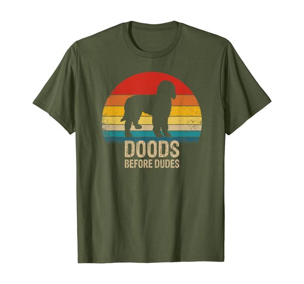 

Vintage Retro Goldendoodle T-Shirt - Doods Before Dudes, Mainly pictures