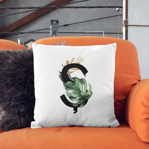 

pillow as to the special head letter design gift printed