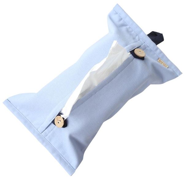 

tissue boxes & napkins soft hanging salon storage bag cotton linen office home car box solid color decor table paper organizers