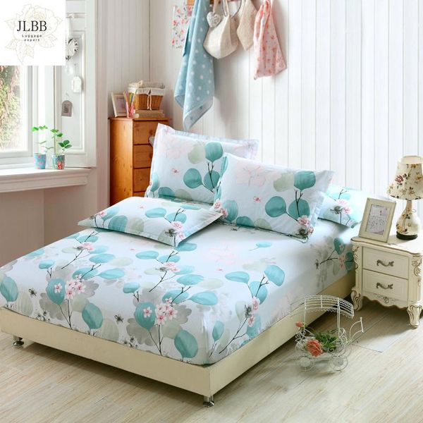 

summer 100%cotton fitted sheets colorful bed sheet flower printed bedspread twin full queen king bedding mattress cover & sets