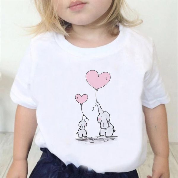 

clothes 3 12 years lovely small elephant tee shirt summer loose boys and girls white short sleeved kids t, Blue