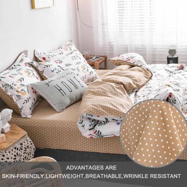 

bedding sets printed pattern style us size duvet cover set floral print bedroom home textile pillowcases three-piece z4i5