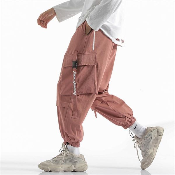 

hip hop jogger sweatpants women pant big pocket trousers male fashion harem pants streetwear men cargo harajuku large size 5xl, Black