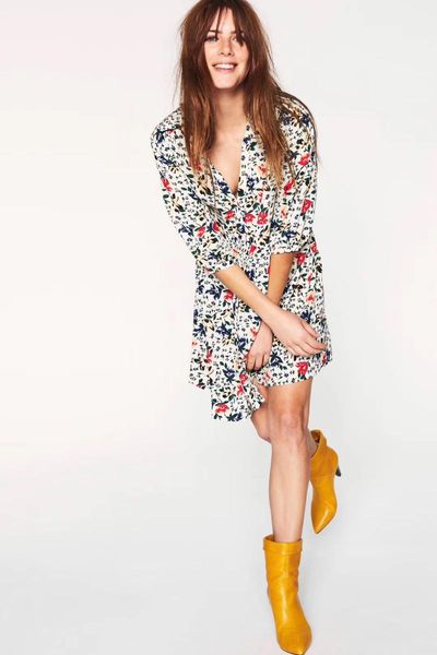 

casual dresses women v-neck print mini dress viscose, Black;gray