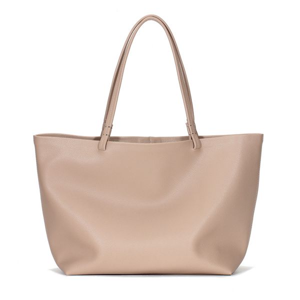 

hbp ladies new 2021 simple large capacity bag tote female retro european and american fashion leather single shoulder bags