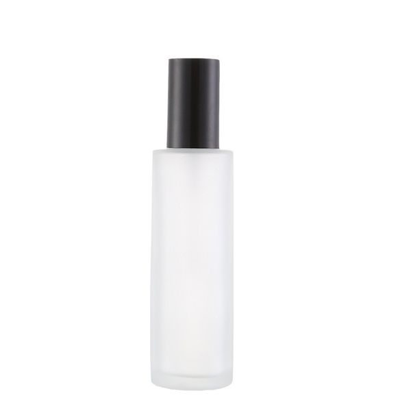 

2021 20/30/40/50ml essence oil lotion pump bottle glass bottle cosmetic containers bottle frosted white clear colors