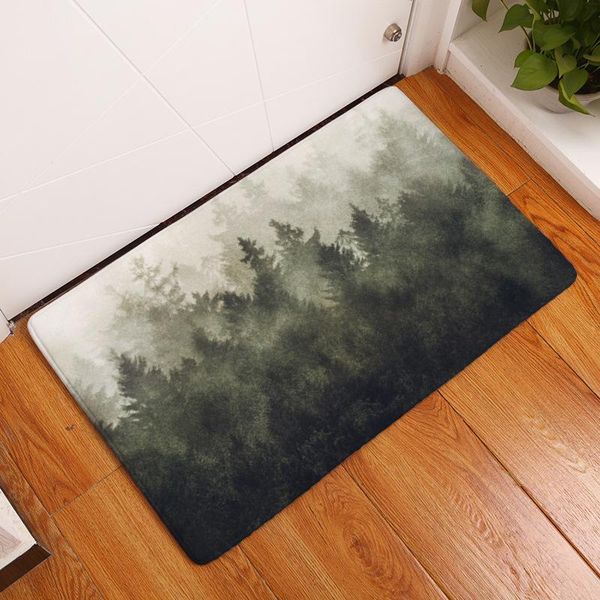 

carpets cammitever woods forest slip proof scenic carpet mats bathroom toilet mat washable bath home el design decoration
