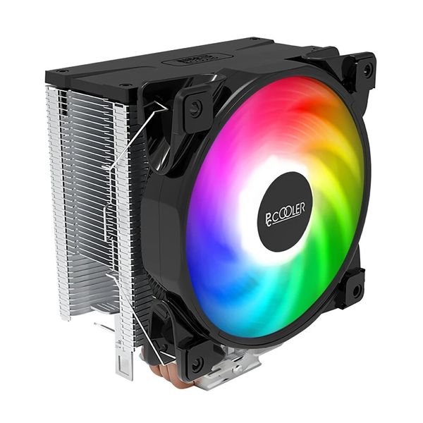 PCCOOURER GI-X4S CPU Воздушный охладитель 120 мм Вентилятор AIO 145W Радиатор Компьютерное ПК Игровое охлаждение для Intel AMD