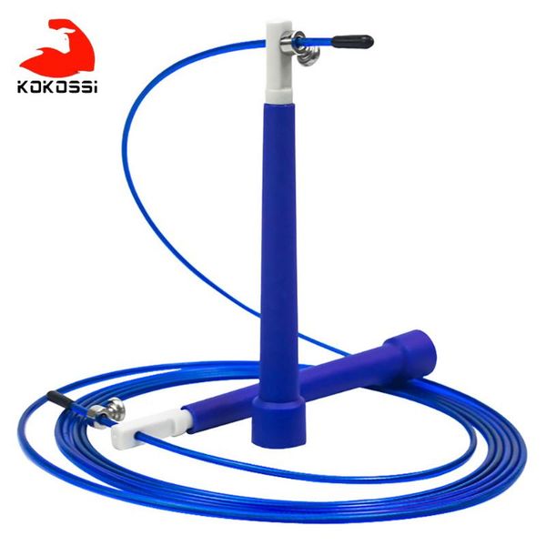 

jump ropes kokossi adjustable skipping rope wear-resistant steel wire non-slip handle jumping home gym dual-use portable fitness equip