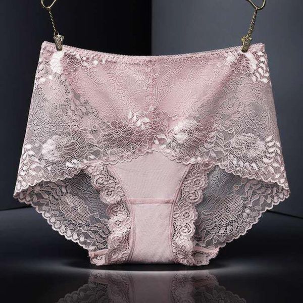 

women's panties pink love printed high waist abdomen cotton underpants white stitching soft breathable briefs, Black;pink
