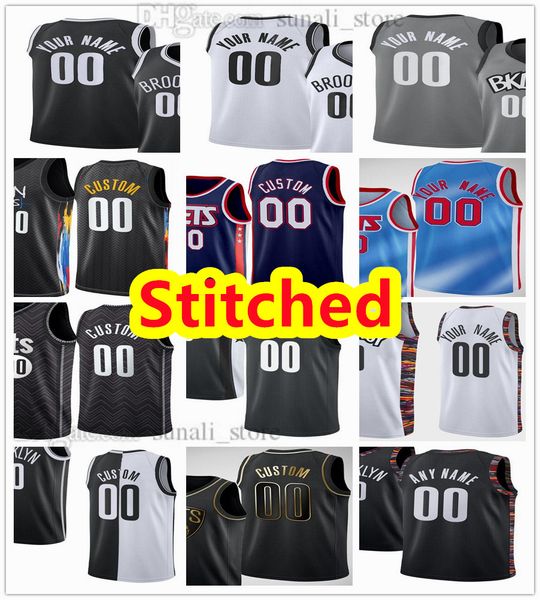 

stitched basketball jerseys james 13 harden kevin 7 durant kyrie irving 11 joe 12 harris blake 2 griffin patty 8 mills jevon 0 carter lamarc, Black;red