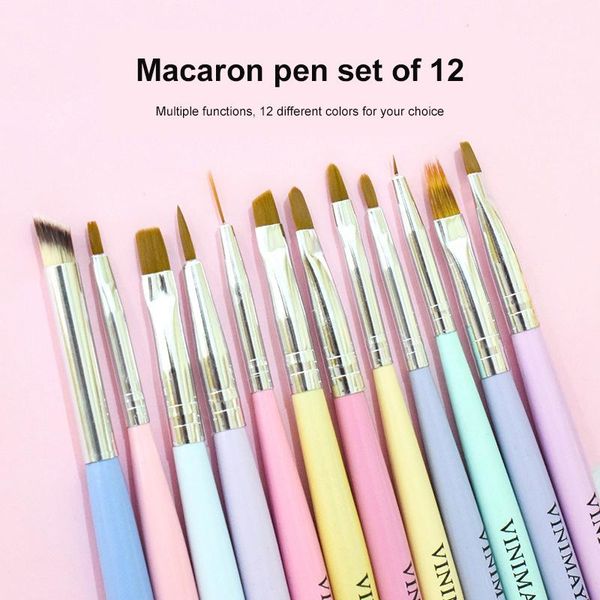 

pcs nail brush set gradient liner drawing pen tool art line painting brushes manicure tools tslm1 kits