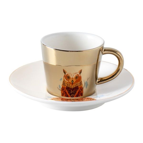 

mugs mirror specular reflection coffee with plate cool tea cups creative drinkware