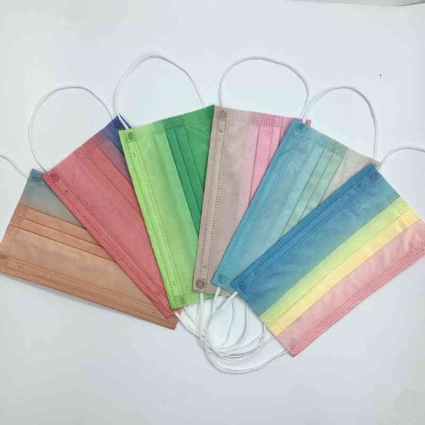 

printing yingken cartoon production summer gradient 95 + melt blown face mask