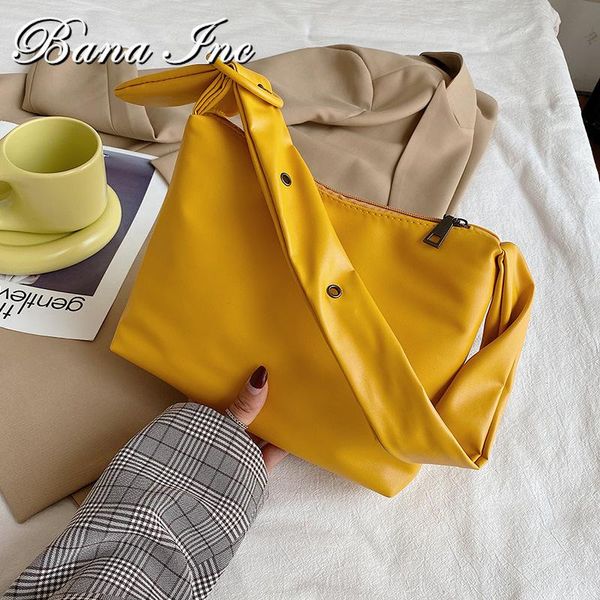 

cross body vintage fashion pu leather shoulder bag for women casual ladies clasp underarm handbags solid color female small purses