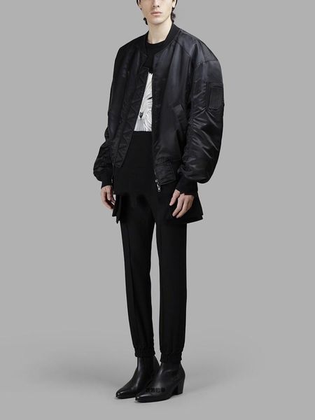 

men's pants casual pocket slim feet fashion urban leisure trend youth black series