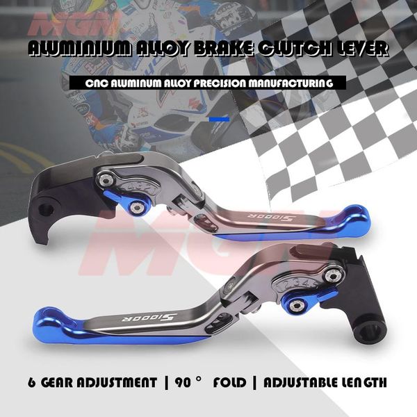 

motorcycle brakes brake clutch lever for s1000r s 1000r 1000 r 2014-2021 2021 accessories folding extendable