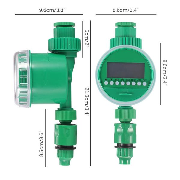 

automatic wtering timer intelligent electronic lcd display home garden irrigation controller system watering equipments