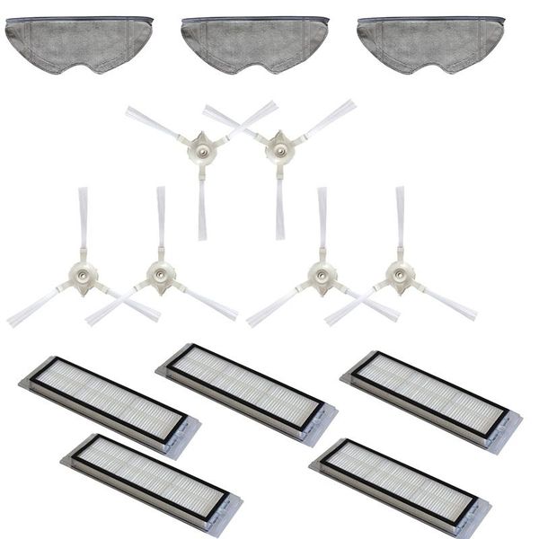 

for 360 s7 s5 robot vacuum cleaner spare parts side brushes hepa filter mop cloth replacement accessories cleaners
