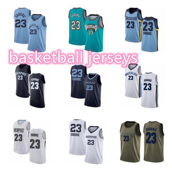 

2021 marko custom men women youth 23 guduric basketball jerseys red blue jersey leave number name, Black;red