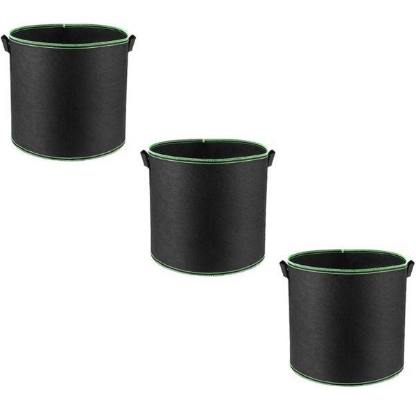 

planters & pots 3 pcs non-woven planting pouch durable planter garden supplies