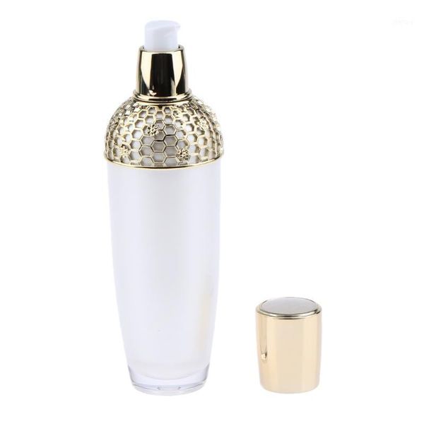 

storage bottles & jars 30/50/100/120ml empty acrylic lotion bottle, refillable container for shampoo, lotions, liquid body soap, face creams